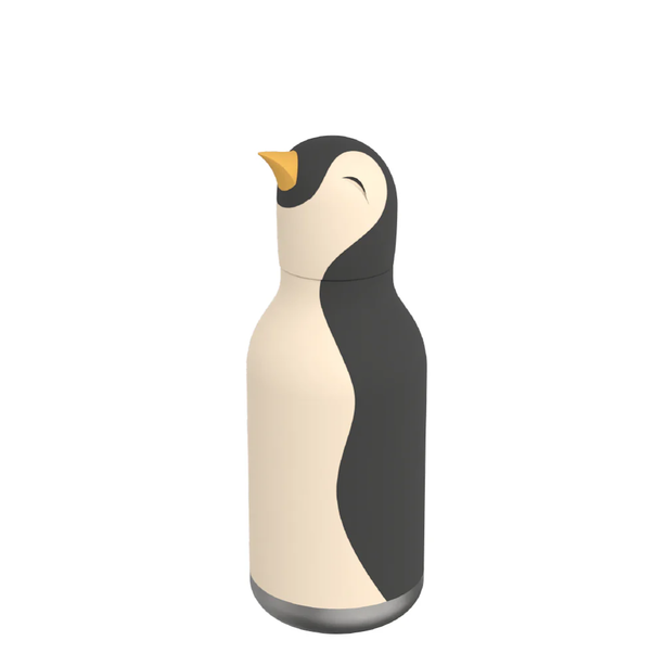 ASBV05608 ASOBU Bestie Kids Thermal Water Bottle - Penguin | Cute Insulated Leak-Proof Stainless Steel