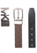 Michael Kors Mens 4-In-1 Logo Belt Box Set - Brown/Black