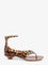 Chloe' Jelly TPU sandals with animal print - Blackbrown