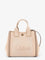 Chloe' Chloé Carry canvas crossbody bag - Blushy Beige