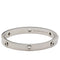 Kate Spade Spot The Spade Studded Bangle Bracelet in Silver ke759