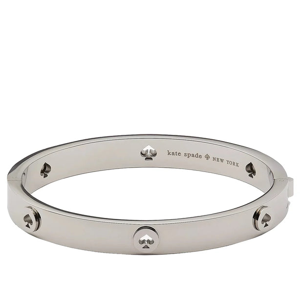 Kate Spade Spot The Spade Studded Bangle Bracelet in Silver ke759