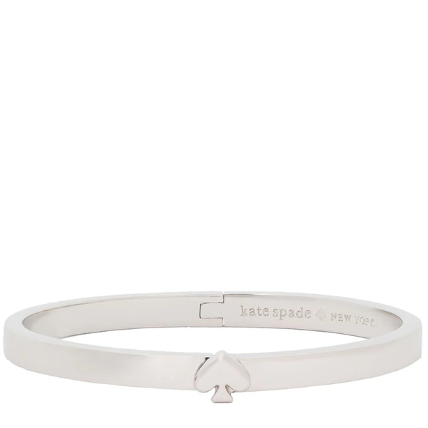 Kate Spade Everyday Spade Thin Metal Bangle Bracelet in Silver o0ru3143