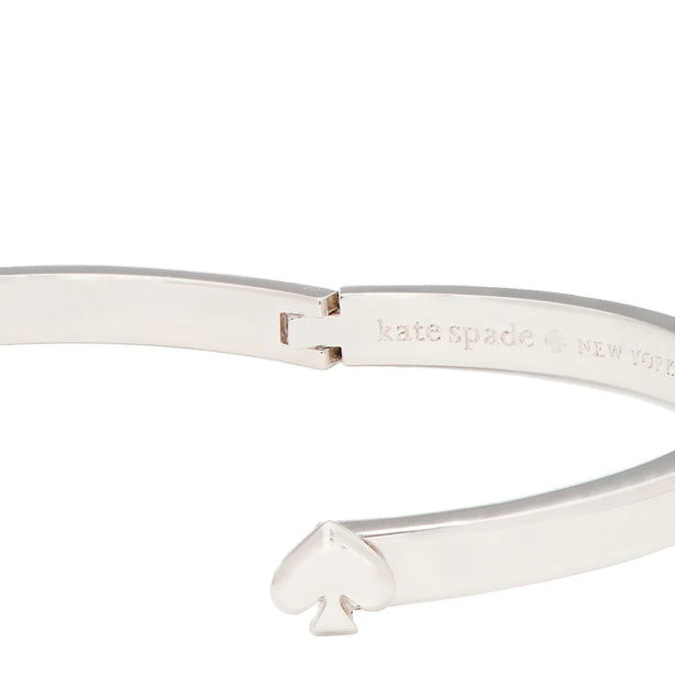 Kate Spade Everyday Spade Thin Metal Bangle Bracelet in Silver o0ru3143