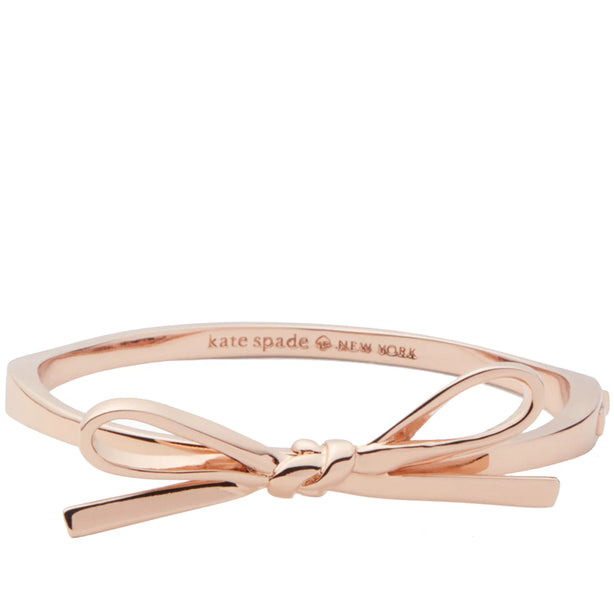 Kate Spade Skinny Mini Bow Bangle Bracelet in Rose Gold k9250