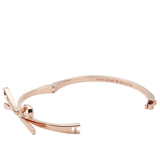 Kate Spade Skinny Mini Bow Bangle Bracelet in Rose Gold k9250