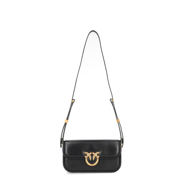 Love Box Small Nappa Crossbody - Nero