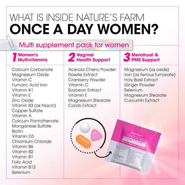 [Bundle of 2] Nature's Farm® Women Once A Day 30s