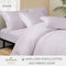 Hallmark Simplicity Premium Cotton 1200TC Plain Bed Linen - Lavender