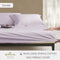 Hallmark Simplicity Premium Cotton 1200TC Plain Bed Linen - Lavender