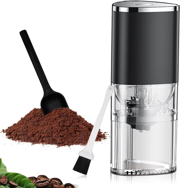 StitchesandTweed Portable Electric Rechargeable Coffee Grinder