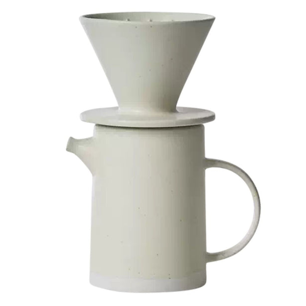 StitchesandTweed Pour Over Coffee Maker Set Vintage Ceramic