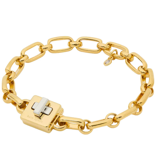 Kate Spade Phoebe Turnlock Bracelet - Gold/ Silver KL506