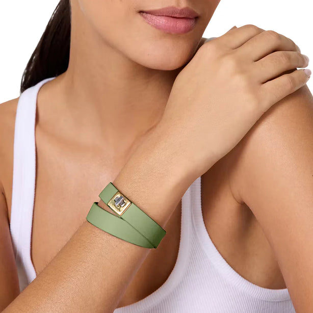 Kate Spade Phoebe Leather Double Wrap Bracelet - Cedar Stand KL499