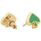 Kate Spade Everyday Spade Enamel Studs Earrings - KS Green o0ru3069