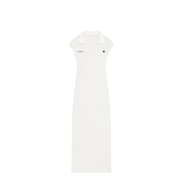 Long Sports Polo Shirt Dress