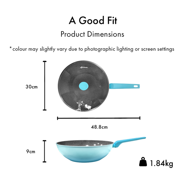 Shogun Ray of Hope 30cm Wok with Glass Lid