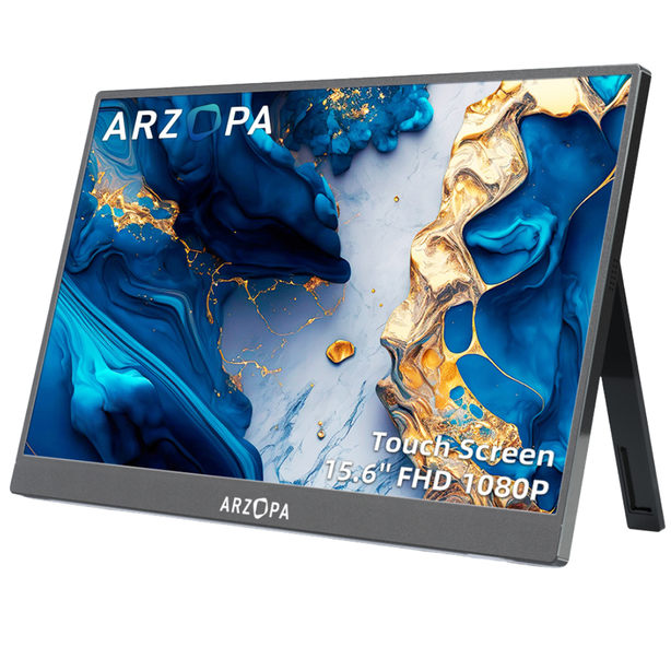 ARZOPA A1T 15.6'' FHD 1080P Portable Monitor with Touchscreen