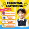 LABO Nutrition Kids DHA Brain & Bone Burstlets - Omega 3 DHA Fish Oil + Vitamin D3 for Smarter Learning Focus Brain Thinking Behaviour Immunity Eye Vision & Strong Bones Supplement
