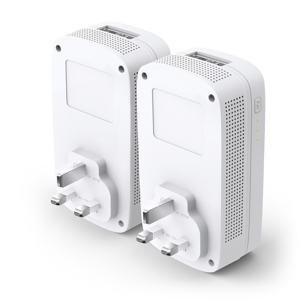 Tp-Link Tl-Pa9020P Kit Av2000 Pass Thru Powerline Kit