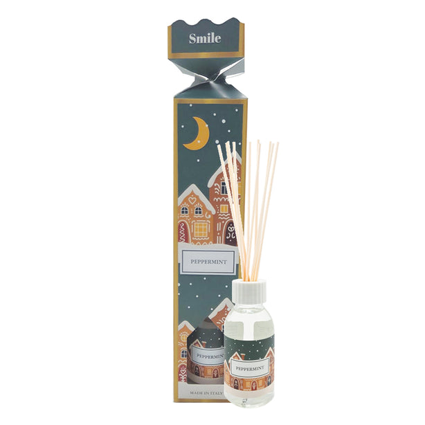 Mr & Mrs Fragrance Christmas Crackers 100ml Diffuser - Peppermint (Smile)