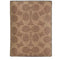 Coach Passport Card Case In Signature Canvas in Tan/ Black CW170