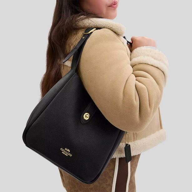 COACH Hadley Convertible Crossbody Bag Black RS-CW002