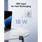 OS-Baseus EnerFill FP21 Power Bank 10000mAh 22.5W Moon White (Includes Simple Type-C to Type-C Cable 20V/3A 30cm White)