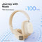 OS-Baseus Bowie H1s Noise-Cancellation Wireless Headphones Stellar White