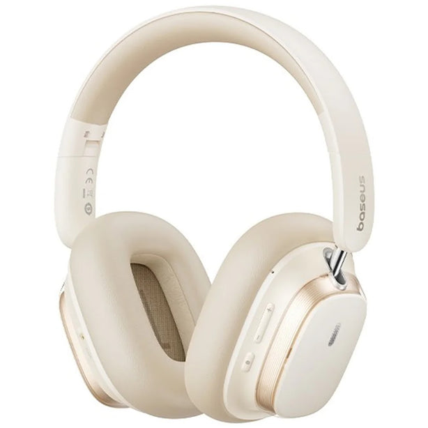 OS-Baseus Bowie H1s Noise-Cancellation Wireless Headphones Stellar White