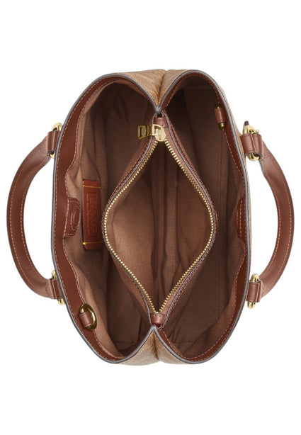 Coach Station Carryall Bag In Signature Canvas - Tan/Brown