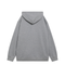 Mélange Gray Hoodie With Vlogo Embroidery
