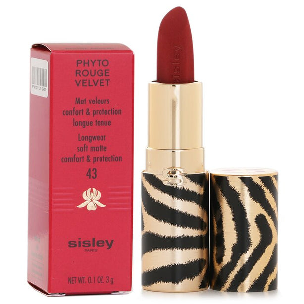Phyto Rouge Velvet Lip Balm - # 43 Rouge Ardent - 3g