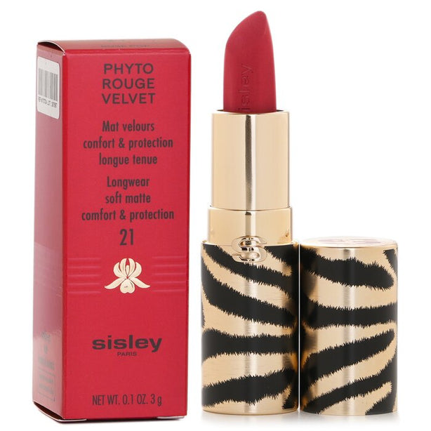 Phyto Rouge Velvet Lip Balm - # 21 Rose Pop - 3g
