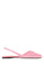 Pink Raffia Ballerinas