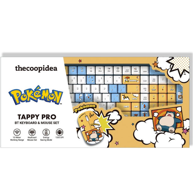 thecoopidea Pokemon TAPPY Pro Bluetooth & Wireless Keyboard & Mouse Set