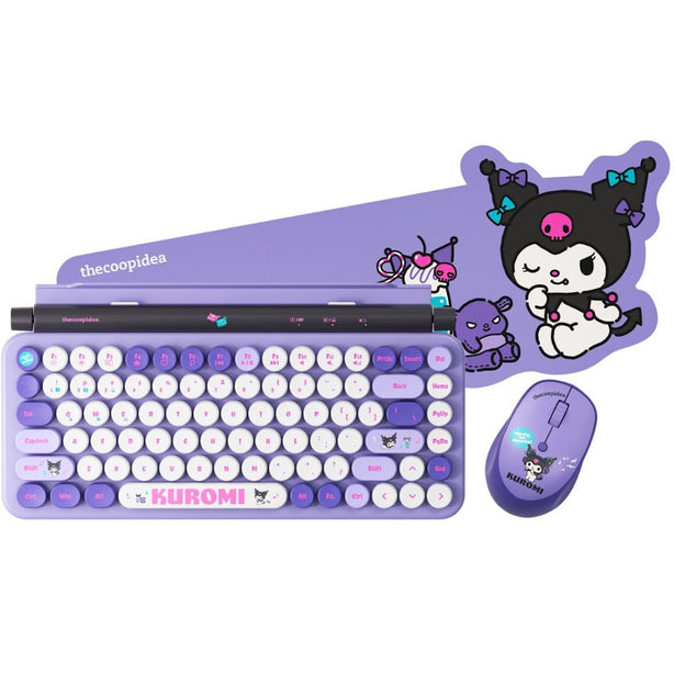 thecoopidea Sanrio Retro Tappy Wireless Keyboard & Mouse Set