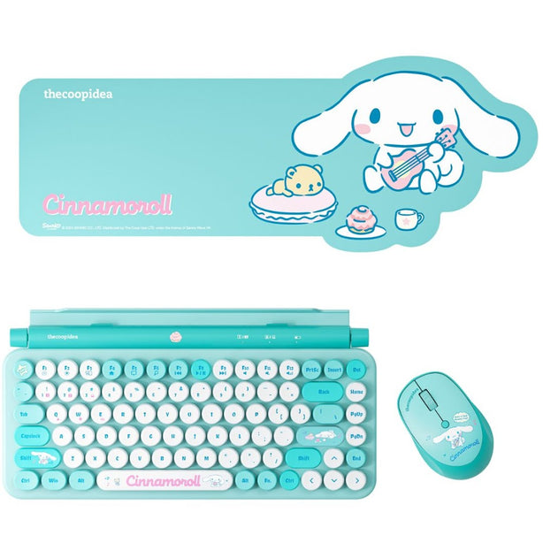 thecoopidea Sanrio Retro Tappy Wireless Keyboard & Mouse Set