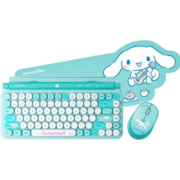 thecoopidea Sanrio Retro Tappy Wireless Keyboard & Mouse Set