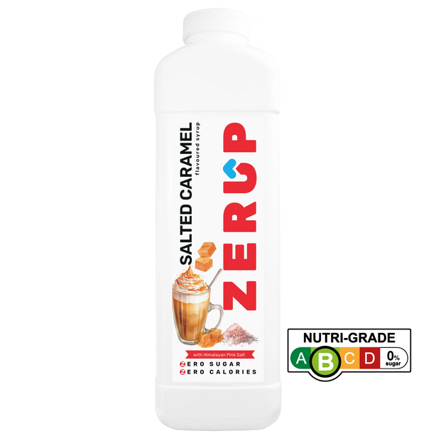 Zerup Zero Sugar Salted Caramel Syrup 1L
