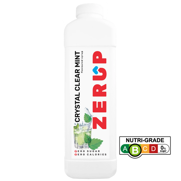 Zerup Zero Sugar Crystal Clear Mint Syrup 1L