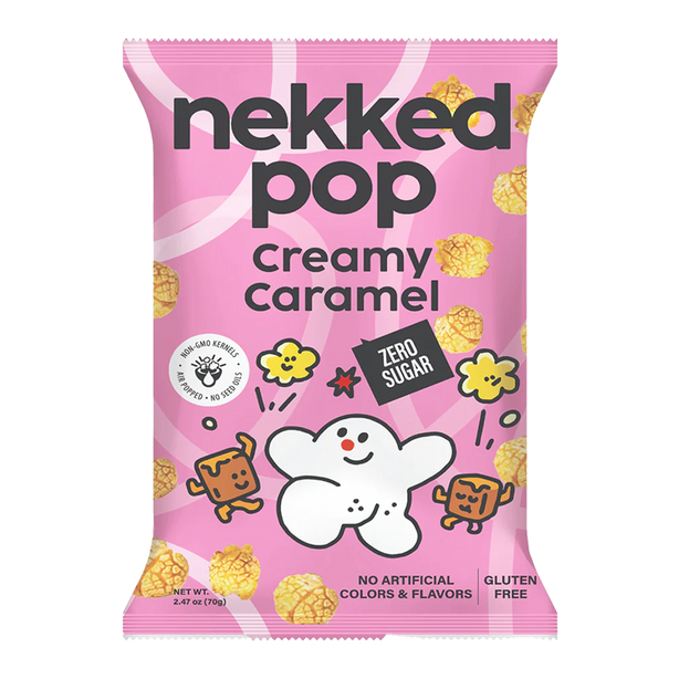Nekked Creamy Caramel Popcorn 70g