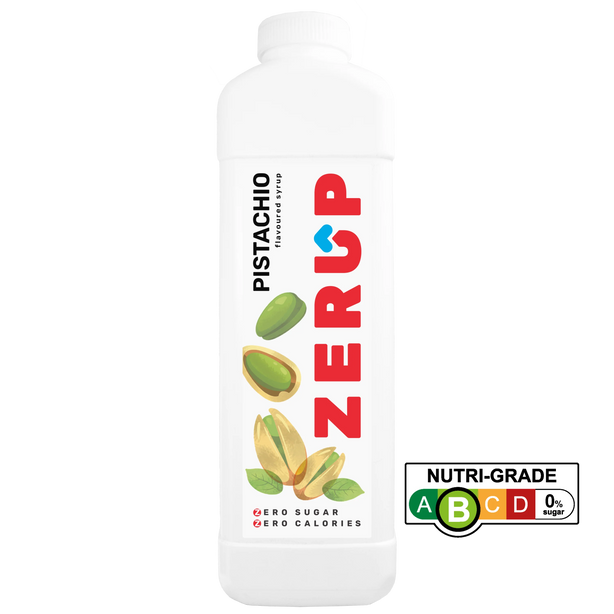 Zerup Zero Sugar Pistachio Syrup 1L