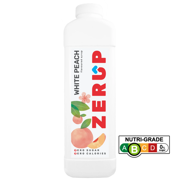Zerup Zero Sugar White Peach Syrup 1L