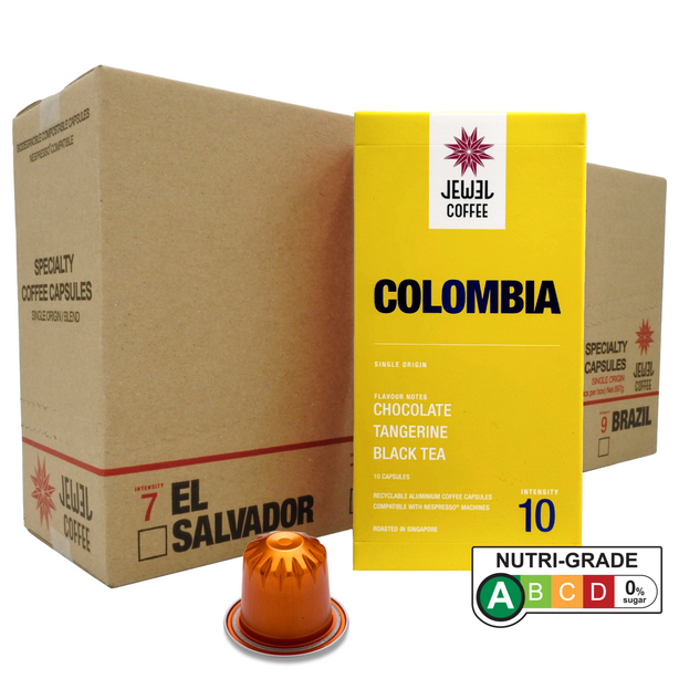 Jewel Coffee Specialty Coffee Capsules - Colombia