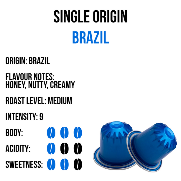 Jewel Coffee Specialty Coffee Capsules - Brazil