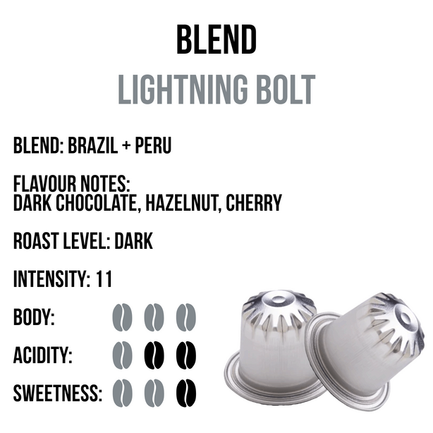 Jewel Coffee Specialty Coffee Capsules - Lightning Bolt