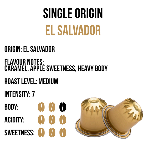Jewel Coffee Specialty Coffee Capsules - El Salvador