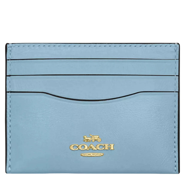 Coach Slim Id Card Case - Powder Blue CBL81
