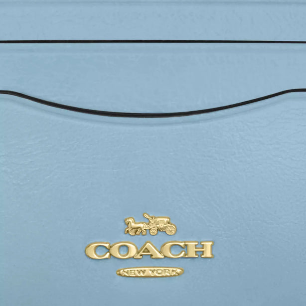 Coach Slim Id Card Case - Powder Blue CBL81